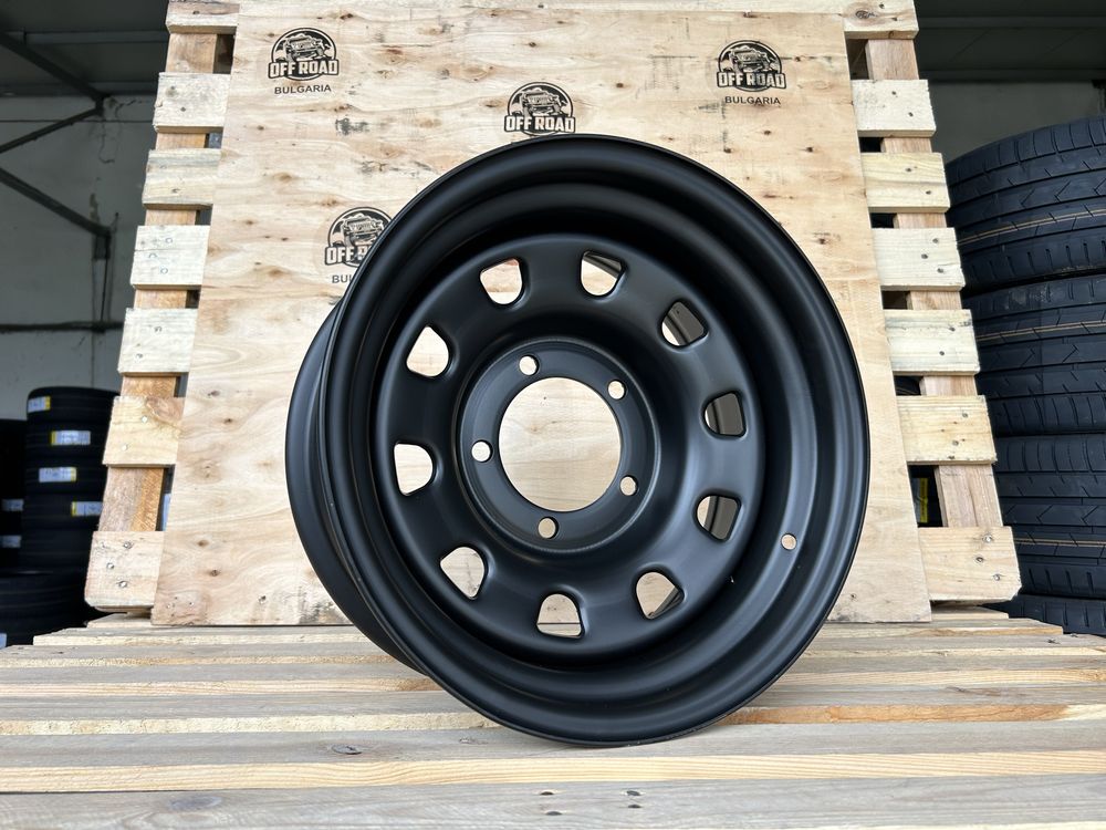 15" 5x139.7 Минусови Стоманени Джанти 4х4 Lada Niva/UAZ/Suzuki Vitara