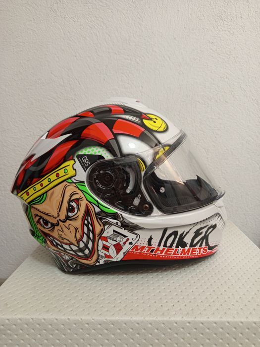 Каска за мотор, дизайн жокера, размер М