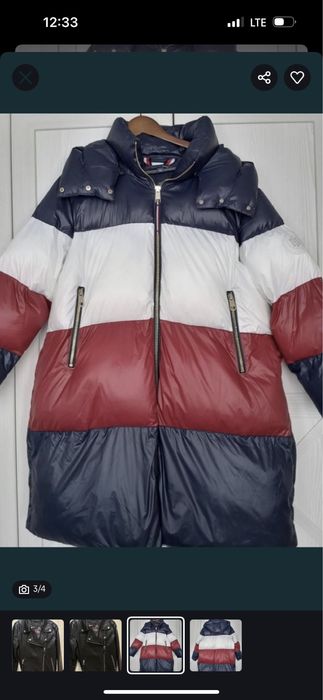 Зимняя куртка Moncler и Tommy Hilfiger