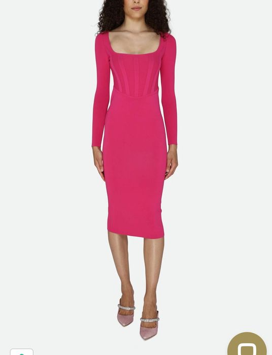 Рокля Pinko в розов цвят