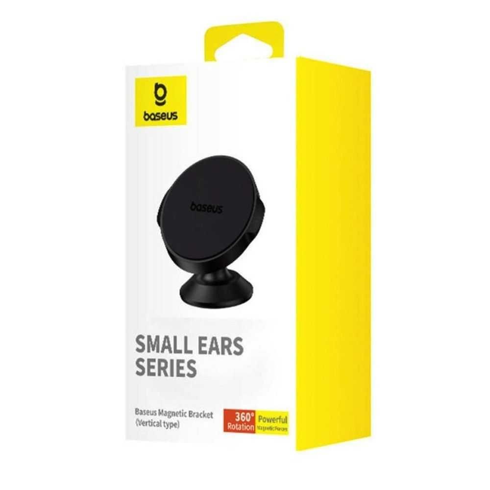 Магнитна стойка за смартфони - Baseus Small Ears Magnetic 360 (черен)