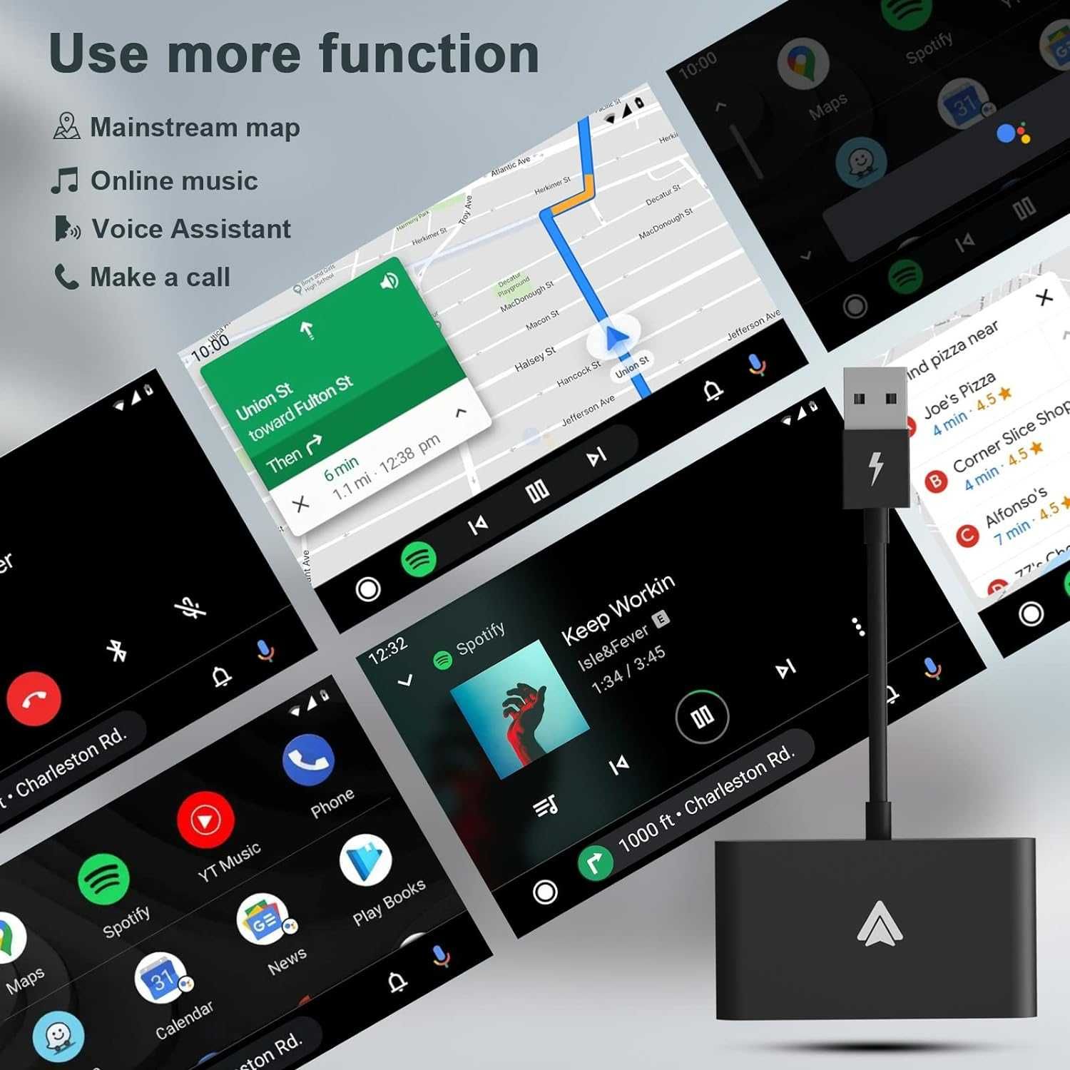 Android Auto безжичен адаптер wireless adapter