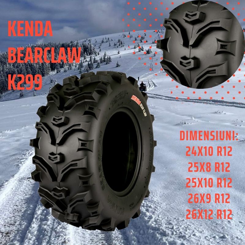 Cauciucuri Kenda Bearclaw K299 ATV/UTV/SSV Cf Moto Yamaha Can Am Polar