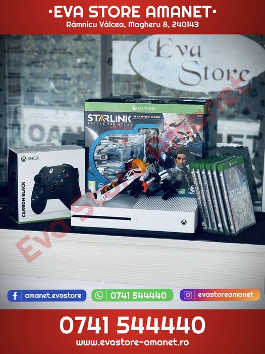 Consola Gaming Microsoft xBox One S 1TB / 6 Jocuri / Controller