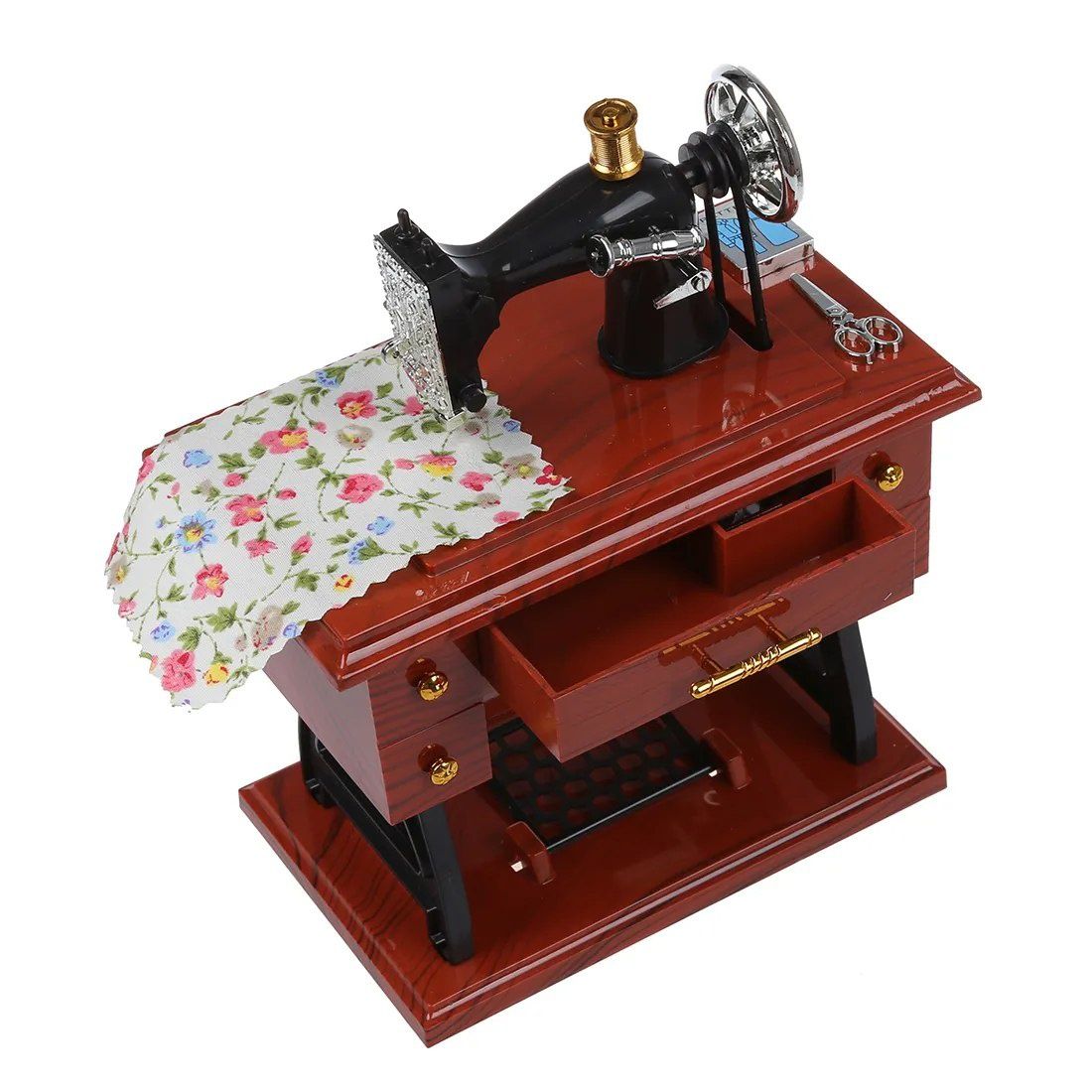 Мини Швейная машинка в стиле механической музыкальной шкатулка
