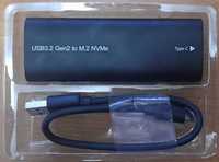 Корпус Бокс Кейс NVMe SSD ССД  USB 3.1
