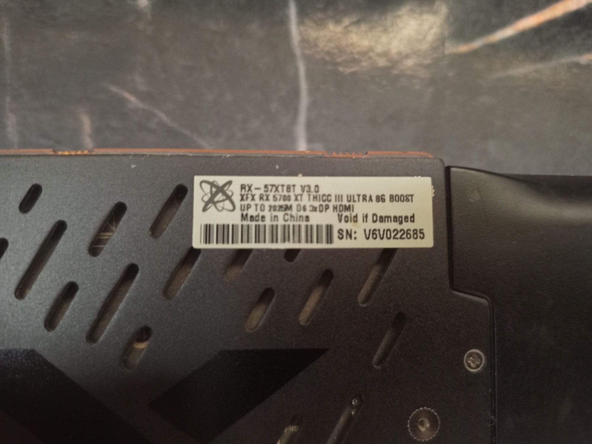 Продаю видеокарту XFX RX 5700 XT THICC III Ultra