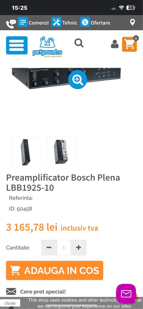 BOSCH PLENA . Amplificator