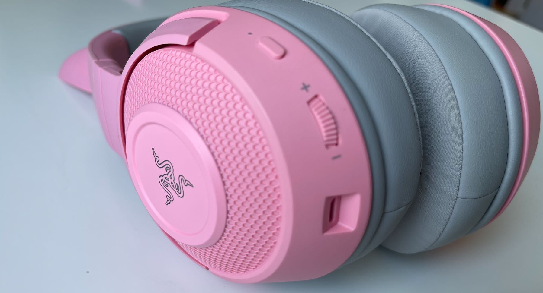 Гейминг слушалки Razer - Kraken BT Kitty Edition, розови