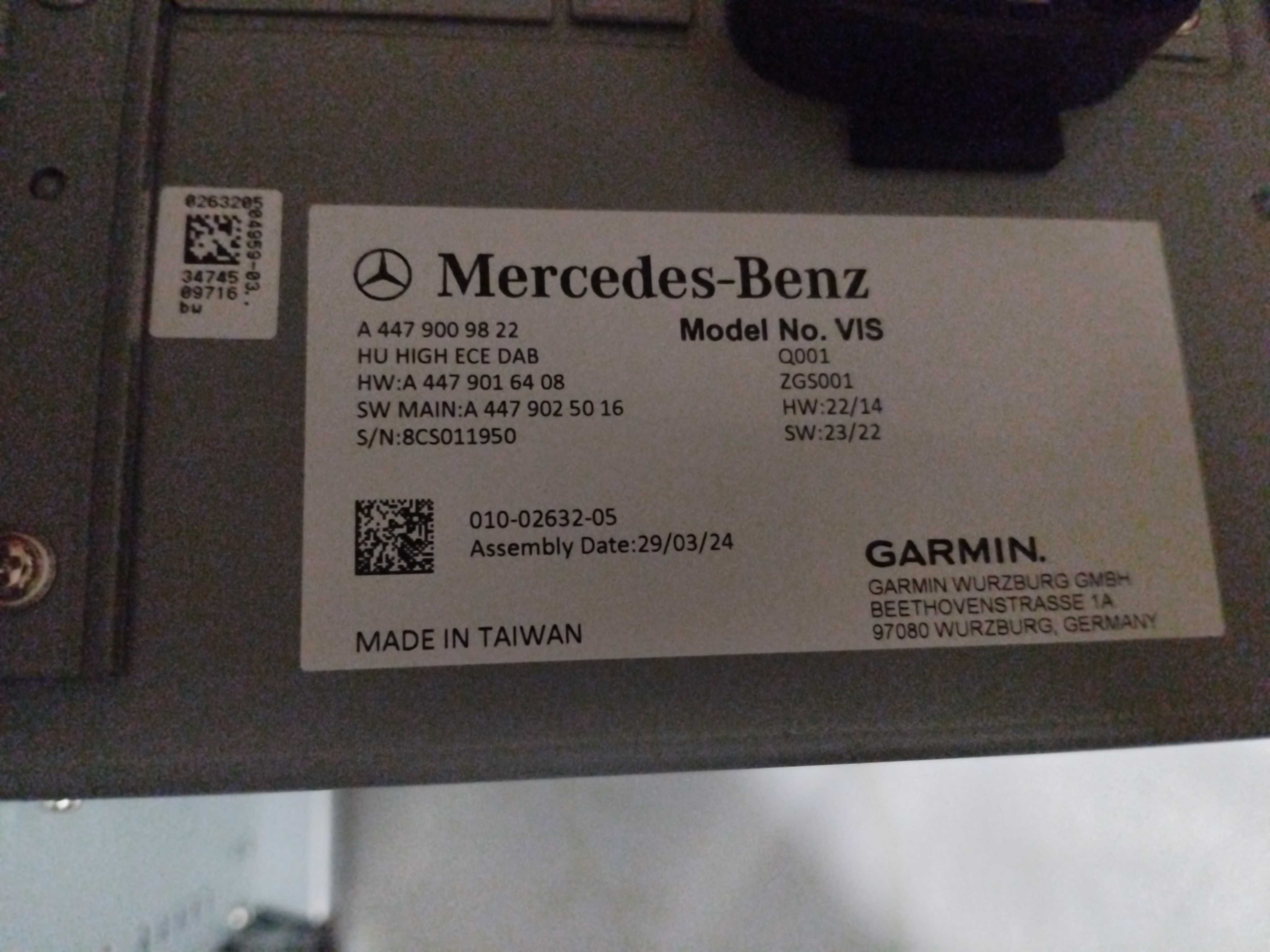 Радио навигация мерцедес vito  447 Mercedes Vito 447