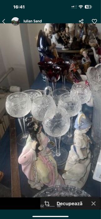 Set 6 pahare cristal