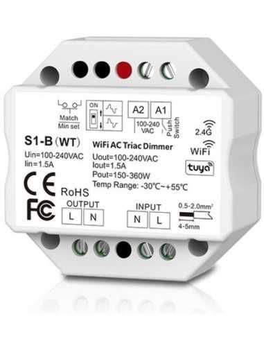 AC WIFI TUYA - ALEXA - RF TRIAC димер с дистанционно управление