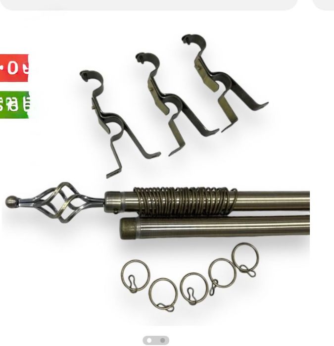 Карниз Круглый KBK-02X-3M.(AB). бронзовый 300 см Карниз серый 300 см
