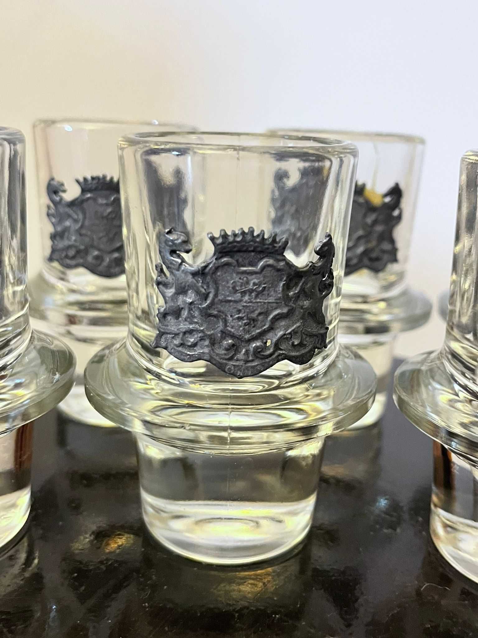 Set sase piese sfesnice cu decoratiuni metalice bibelouri bibelou