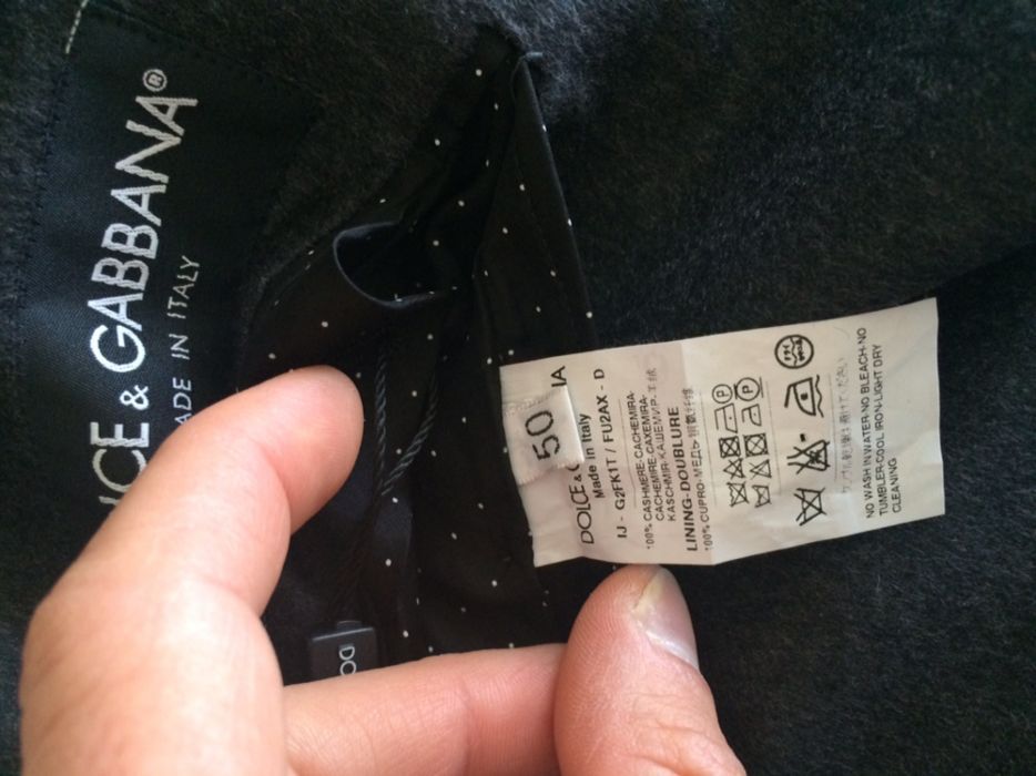 100% CASMIR Sacou Dolce&Gabana