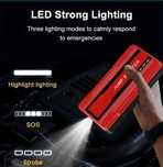 Jump Starter Auto Pornire Auto Portabil 3in1 Lanternă Led Power Bank