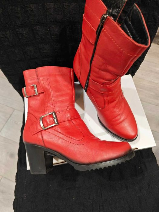 Дамски боти , естествена кожа 37номер