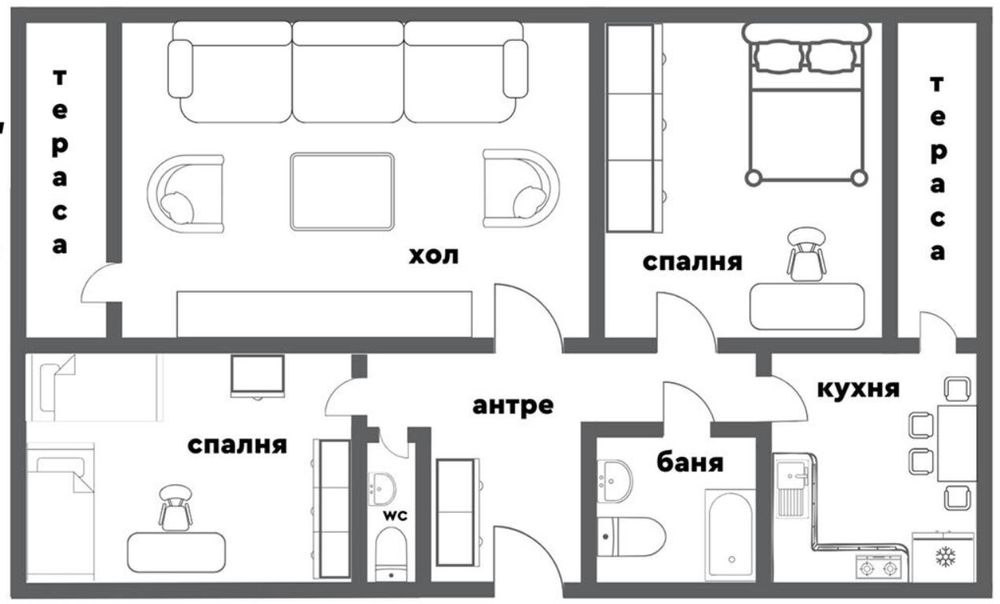 Продава се Тристаен апартамент в Бургас, Славейков - 89 кв.м за 1641 €/кв.м - Снимка #1