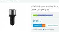 Incarcator auto Huawei AP31 Quick Charge 18W dual USB