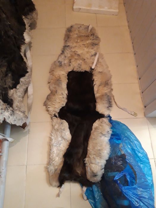 Чехол автомобильный меховой