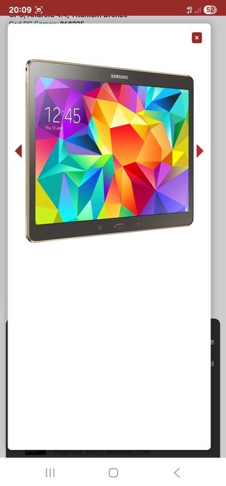 Tableta Samsung S T800