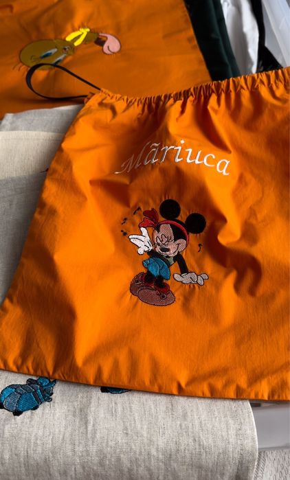 Săculeț și prosopel pentru grădiniță