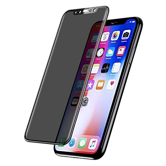 Folie 6D PRIVACY Apple iPhone X, Elegance Luxury duritate 10H