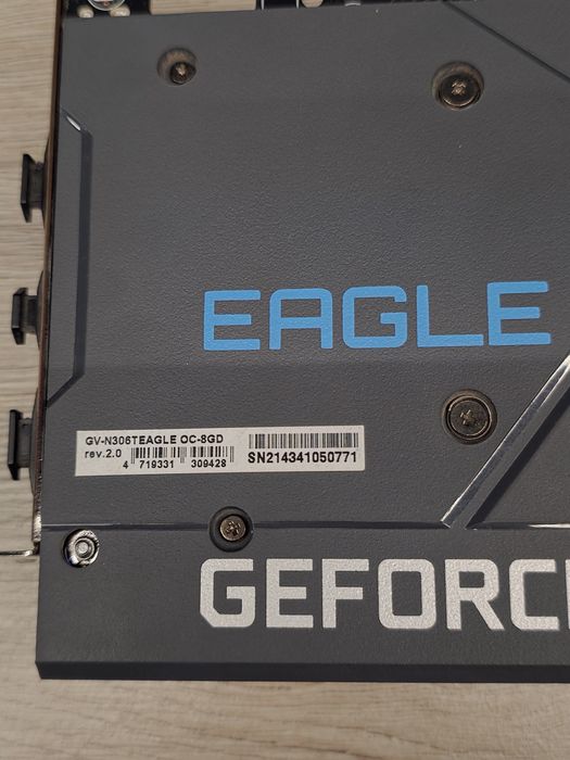 Placa Video nVidia RTX 3060ti 8gb Gigabyte Eagle OC