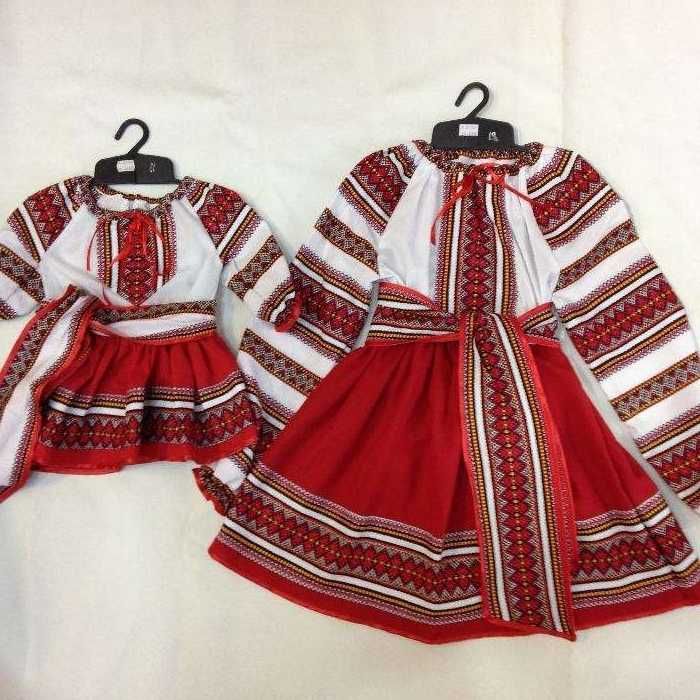 COSTUM POPULAR national traditional romanas ie vesta camasa clop COPII