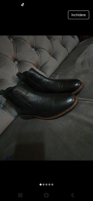 Botine din piele pentru femei