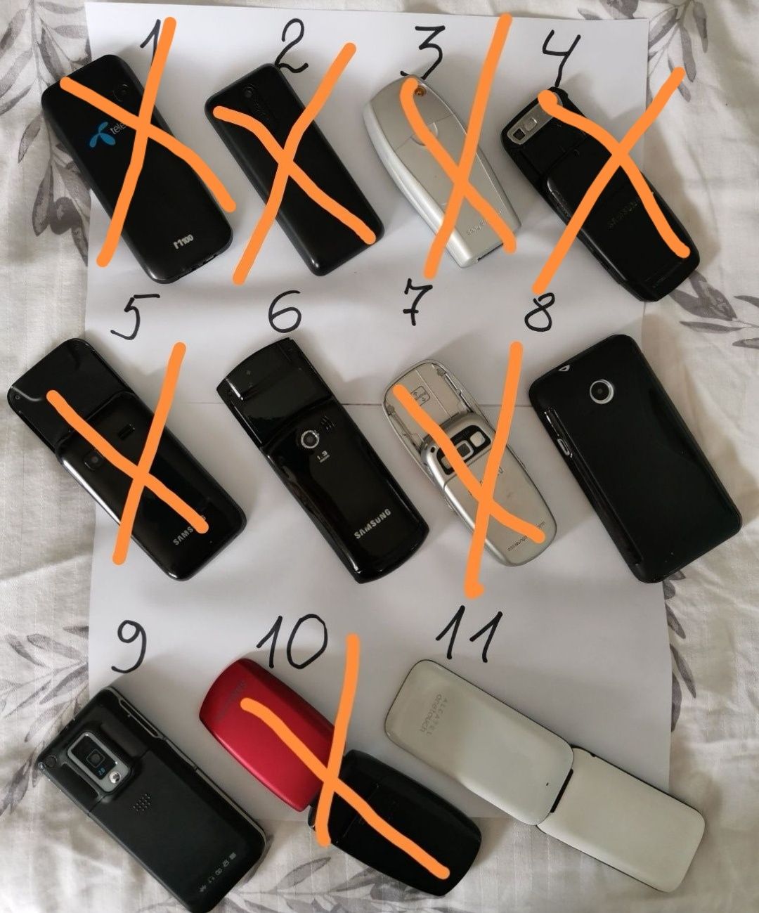 Лот телефони GSM  на старо.