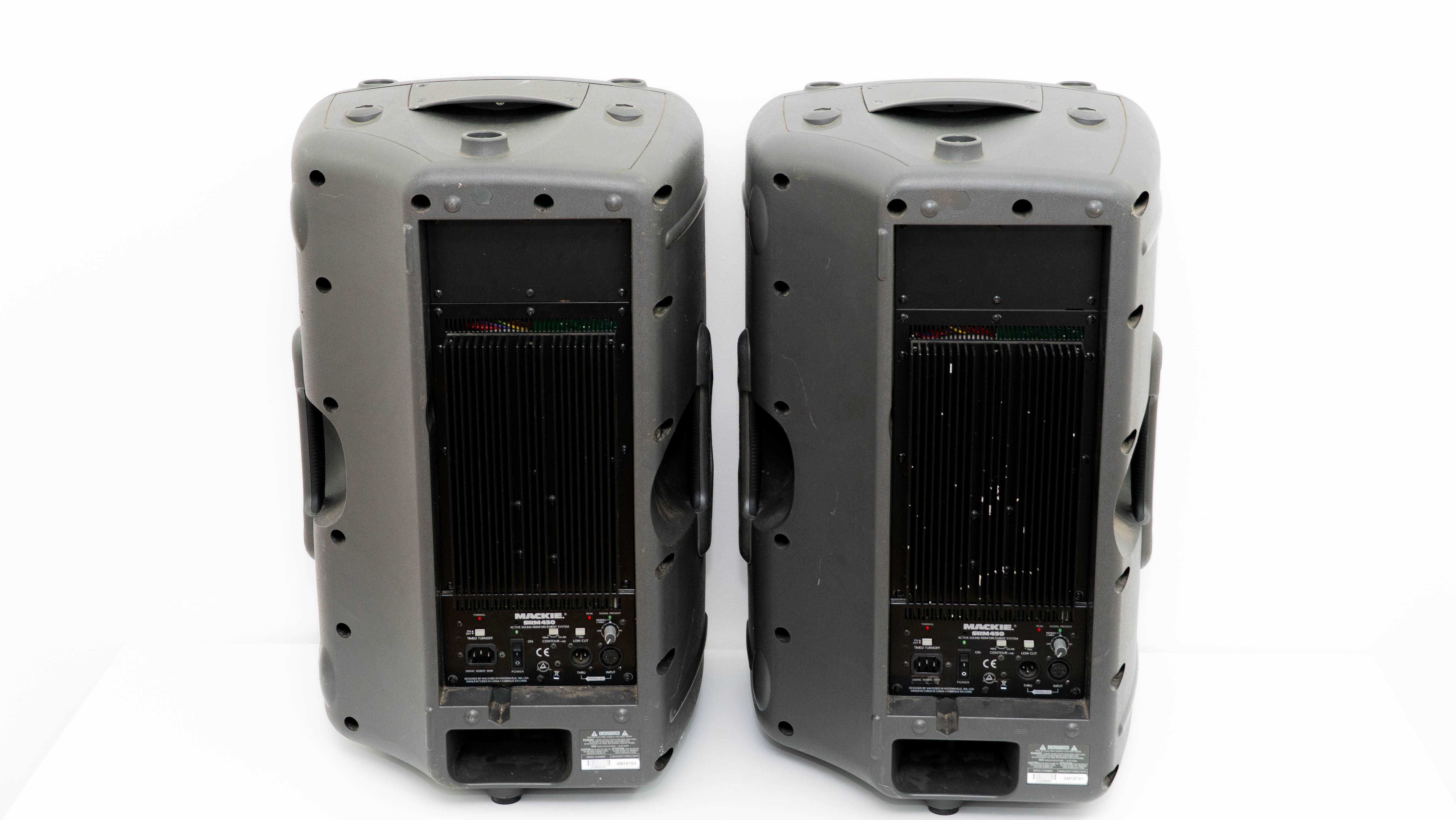 Активни тонколони Mackie SRM450 с оригинални калъфи