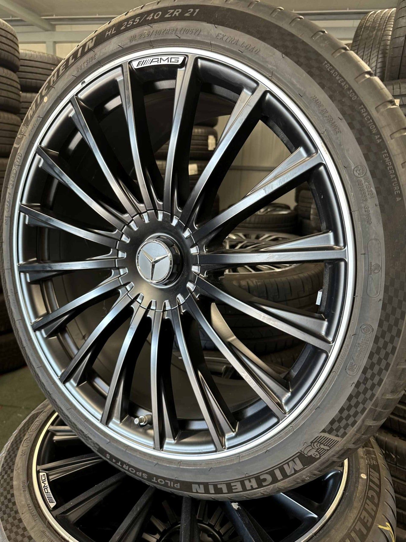Джанти 21 цола 5х112 Мерцедес S63 AMG W223 V223 Mercedes с летни гуми