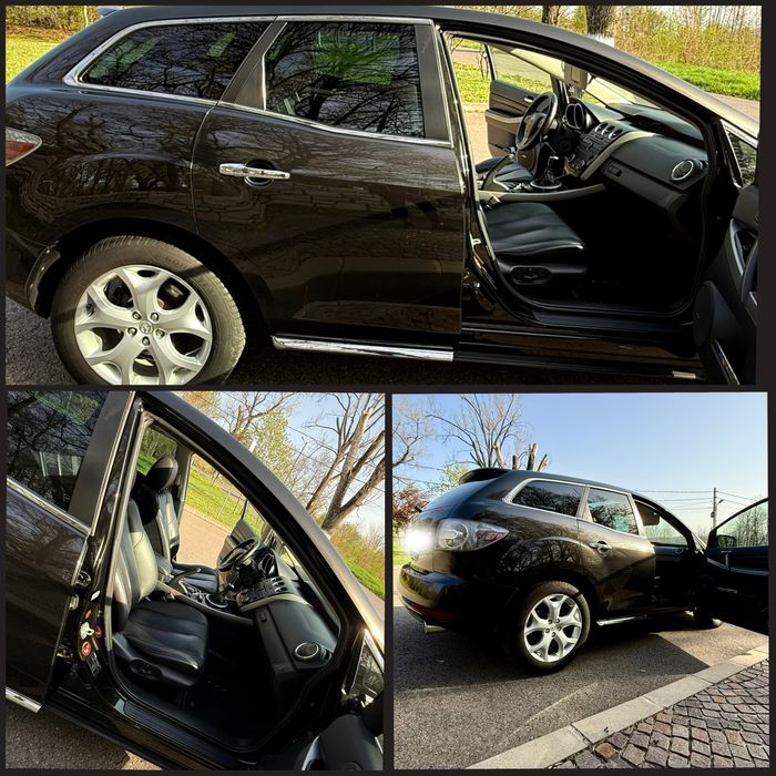 Mazda CX 7 2.2 Diesel 173 CP 2010 Euro 5 Negru perlat Trapa panoramica