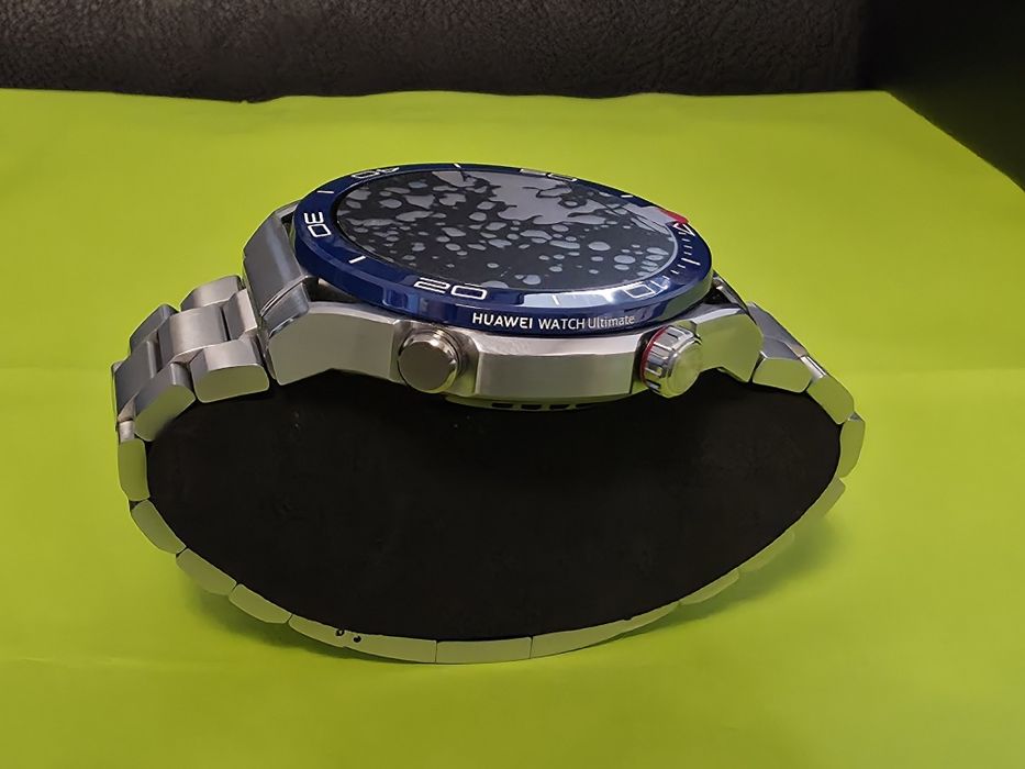 ЧИСТО НОВ 48mm Huawei Watch Ultimate Yettel Гаранция 2027 Blue / Син