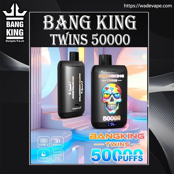 Vape 50000 pufuri, doua arome individuale