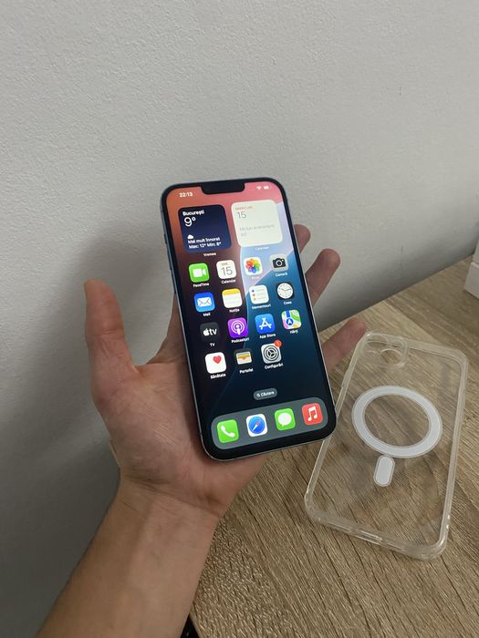 iPhone 14 Plus 90%baterie 128GBAlbastru 12 13 15 pro max s22 s23 ultra