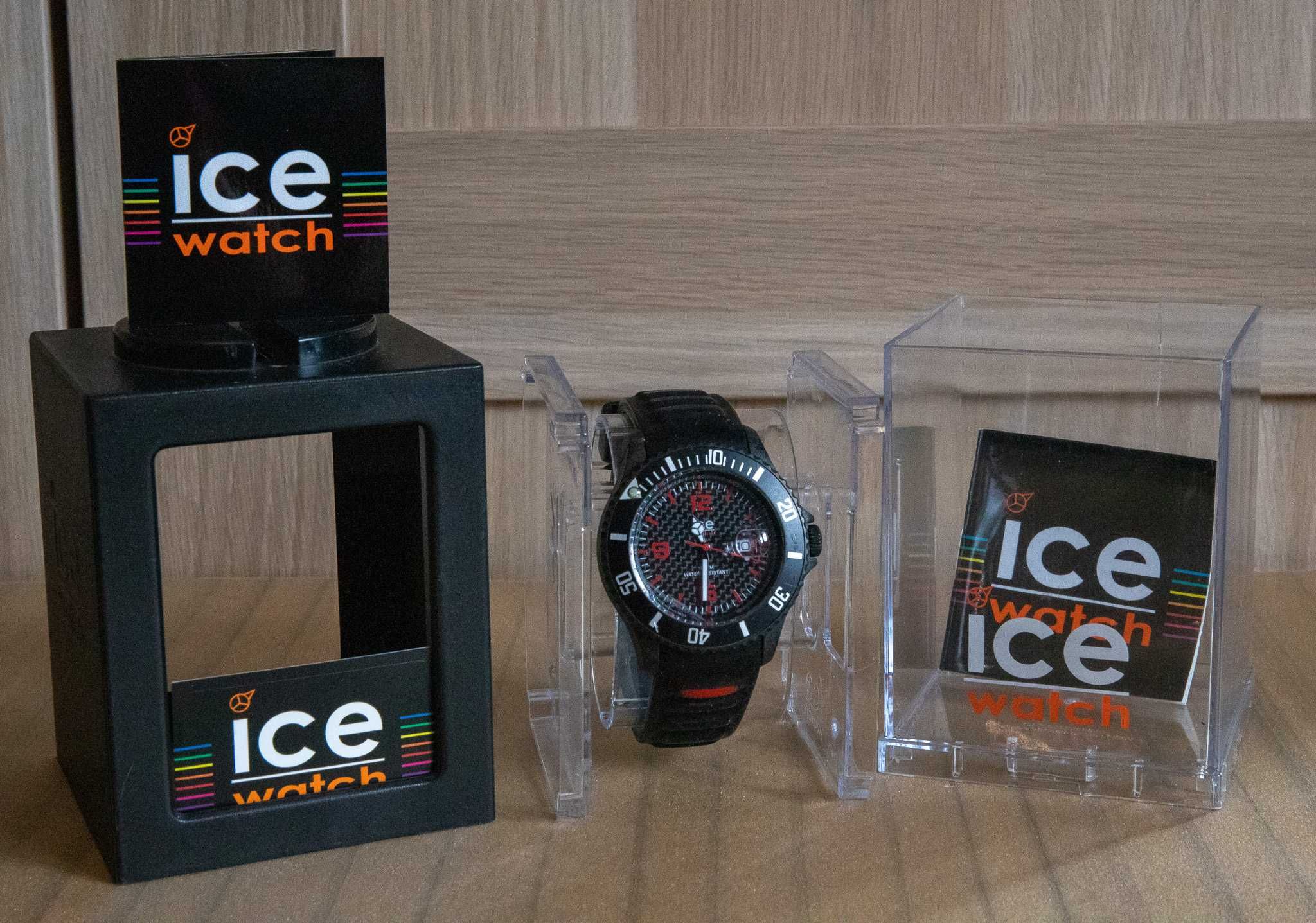 Ceas barbatesc ICE Watch negru, second hand, seria 001312