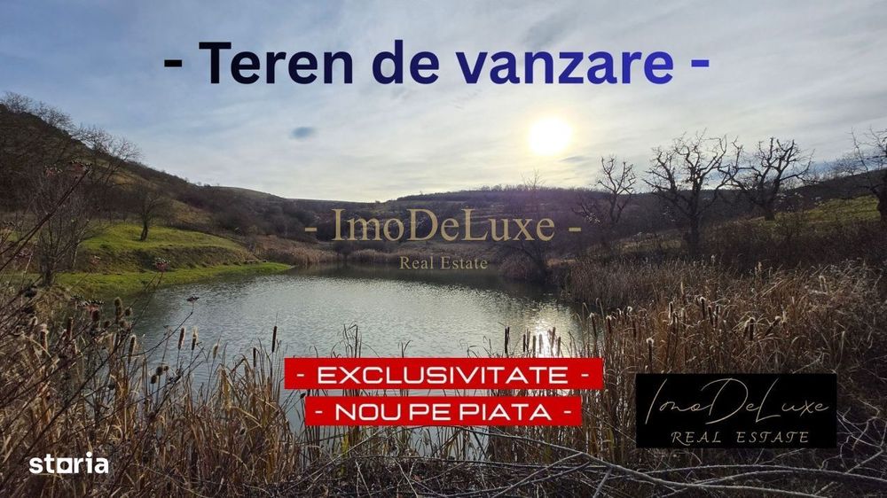 Teren extravilan langa lac, 8500mp, priveliste, zona comunei Baciu