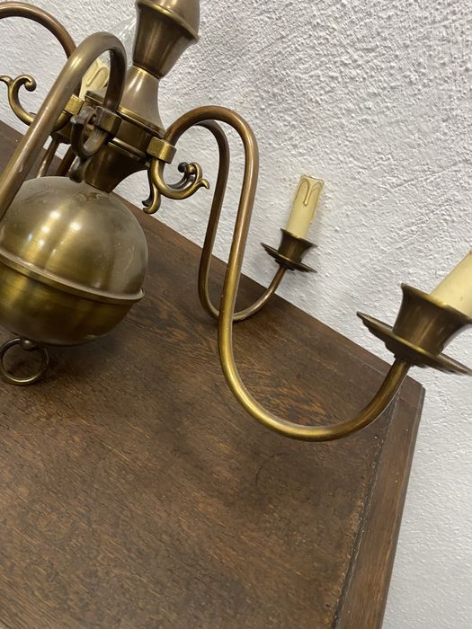 Месингов полилей 5 рамена Dutch Flemish стил Нидерландия