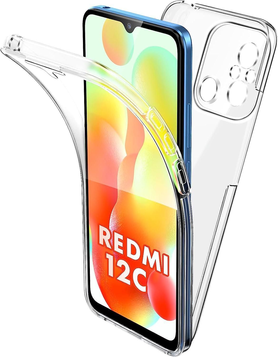 Прозрачен 360° Градуса Кейс за Xiaomi Redmi 12C