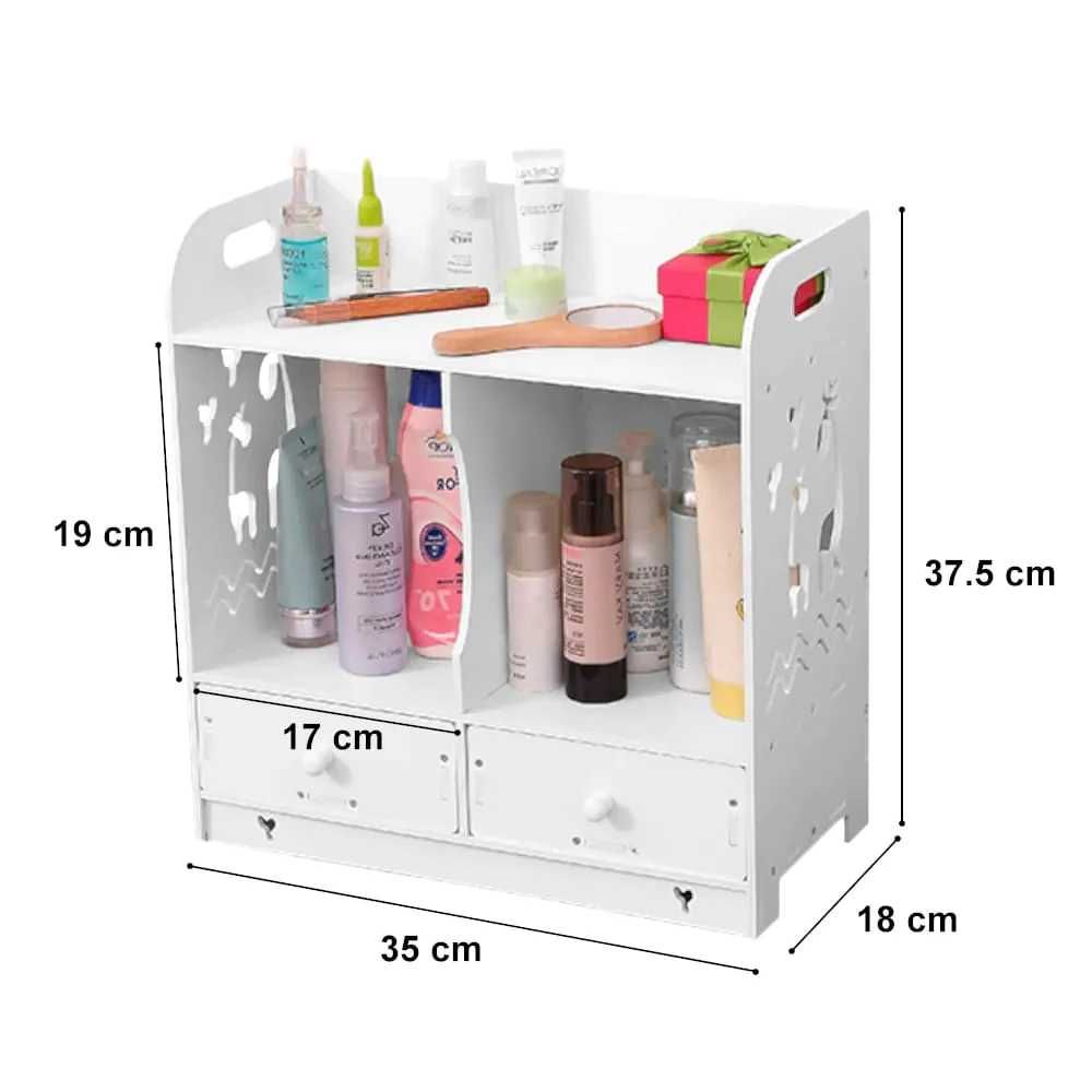 Raft organizator depozitare produse cosmetice din PVC