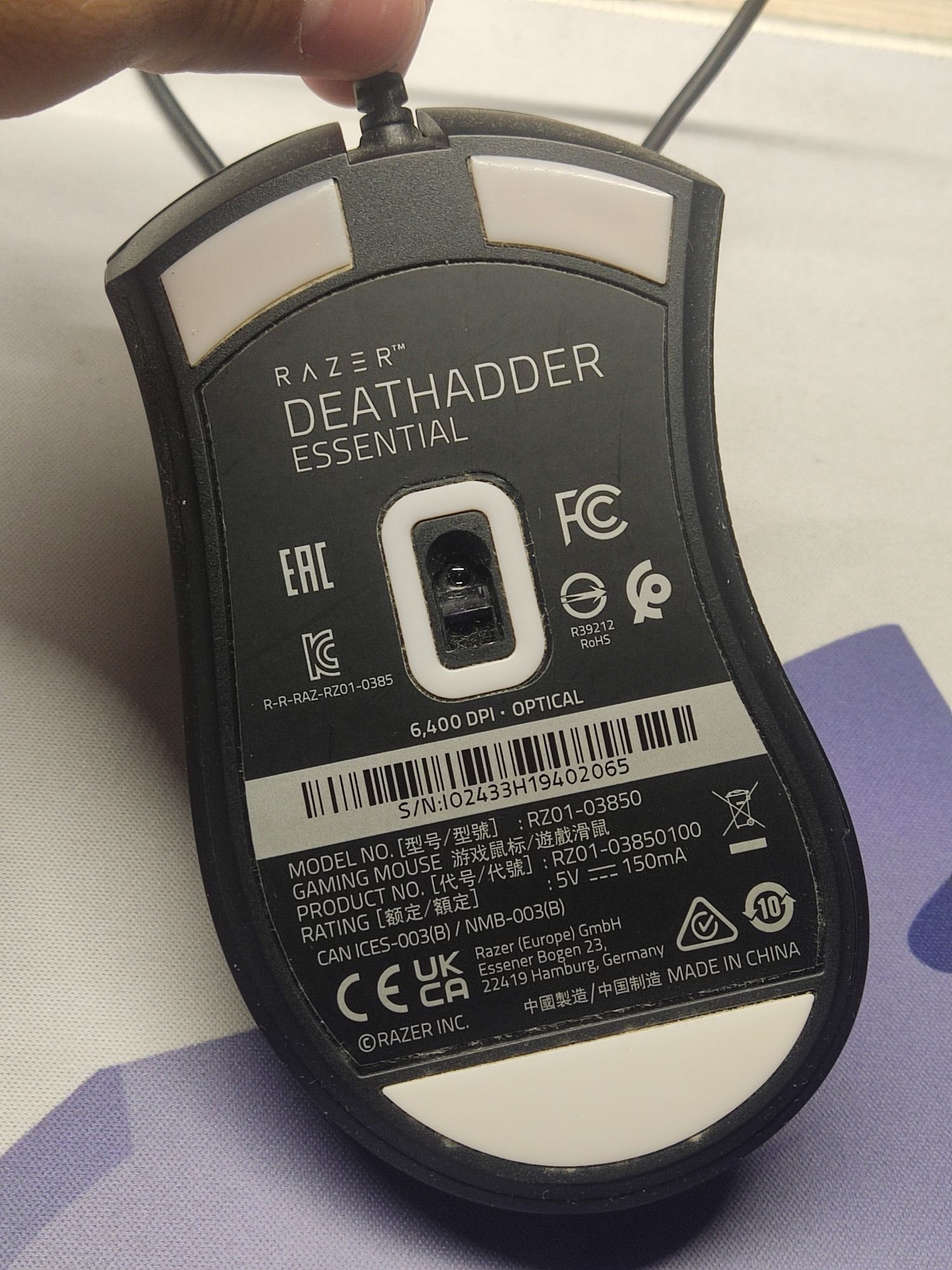 игровая мышь razor deathadder essential