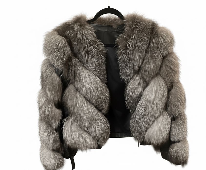 Blana naturala din vulpe argintie