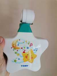 Светеща музикална бебешка лампа за кошара Tomy