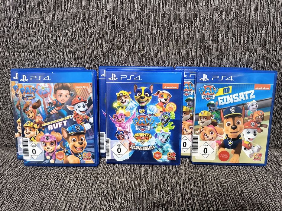 Paw Patrol On a Roll, Adventure City Cals, Mighty Pups PS4