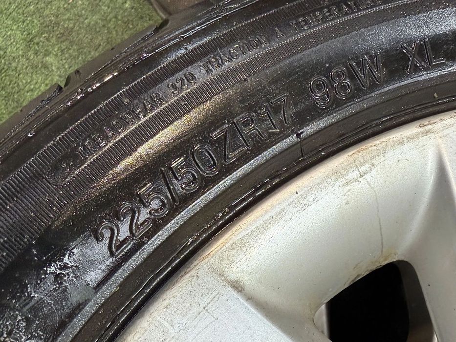 JANTE + CAUCIUCURI 5x120 225 / 50Z R17 98W XL ( 2 BUC.) BMW X1 E84 SDRIVE 18D 2.0 DIESEL 2010 2009-2015