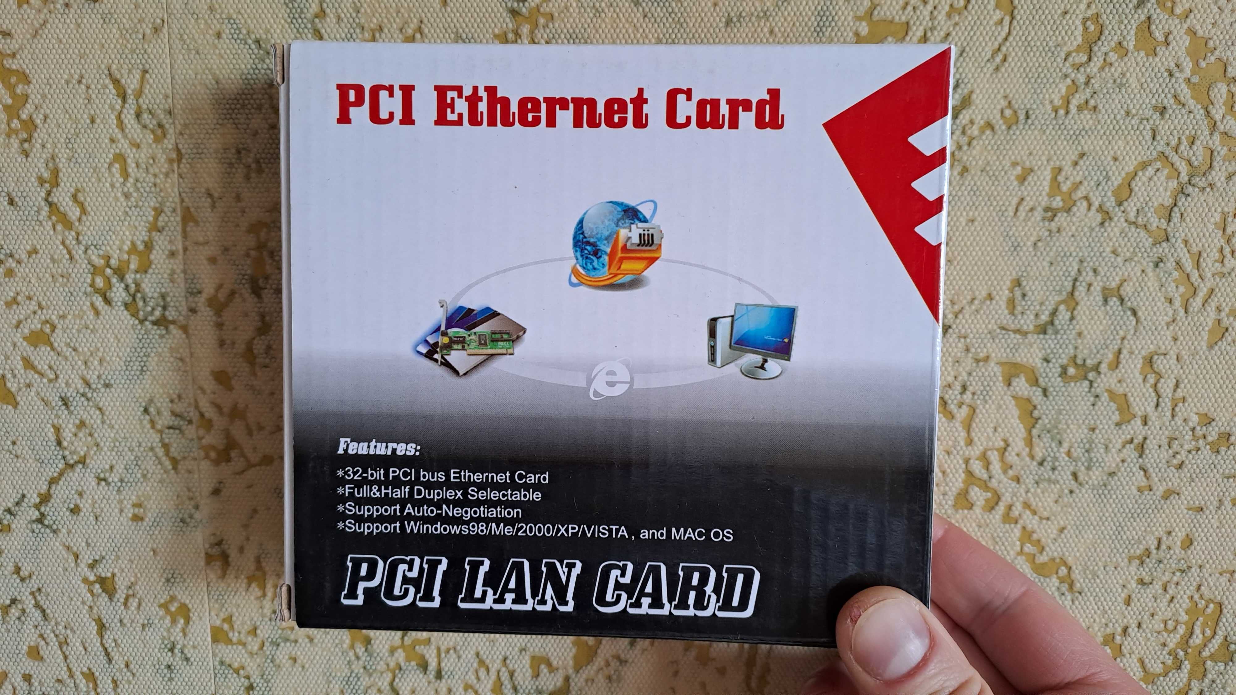 Сетевая карта PCI LAN новая +