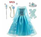 Rochie rochita Elsa Frozen NOUA cu accesorii 3 4 5 6 ani