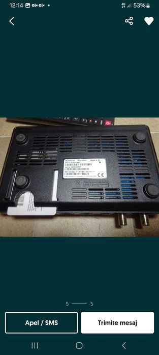 Vând receptor receiver  satelit humax